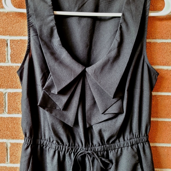 ⚡2/$20⚡M Business Casual Tie Waist Sleeveless Collared Dress - B Bop - Picture 1 of 8